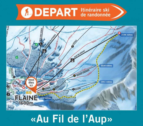 plan ski de rando